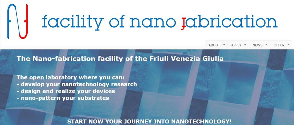 FNF si offre da supporto per la realizzazione di micro e nano strutture a scopo di ricerca.