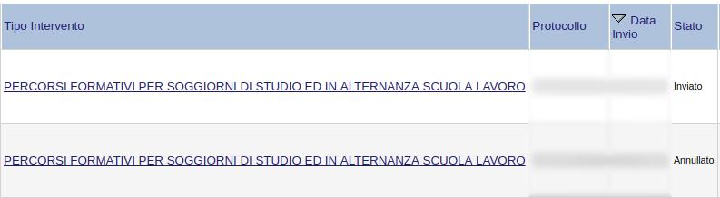 ANNULLAMENTO ISTANZA Attenzione!!! Una volta generata la domanda non è più modificabile. In caso di errore nella compilazione dell istanza è possibile sostituirla con una nuova.