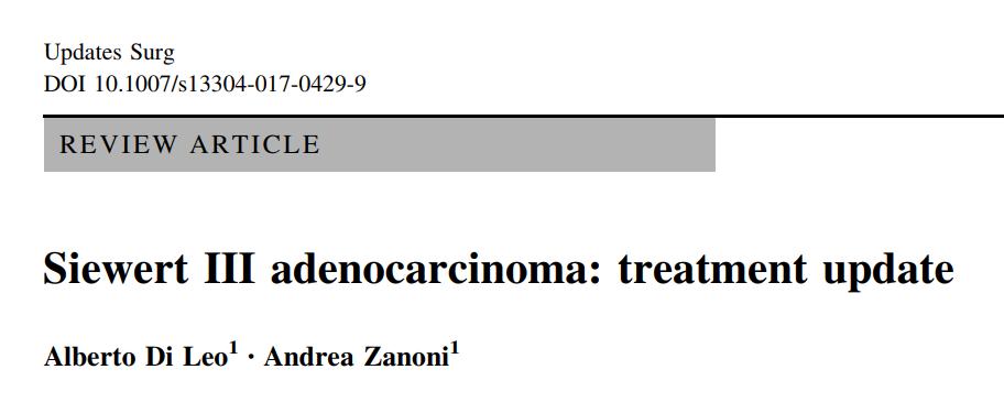 Se Tsm1 gastrectomia totale + linfadenectomia D2 + linfadenectomia mediastinica inferiore (stazioni 110-111-112) se però invasione esofagea > 2 cm può servire approccio transtoracico