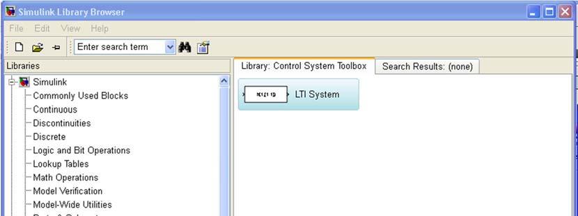 Simulink e Control System Toolbox