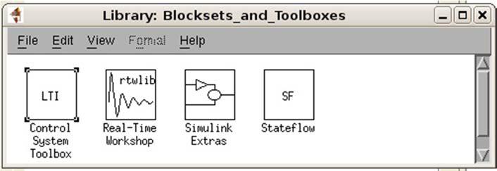 toolbox occorre andare in Blocksets & Toolboxes