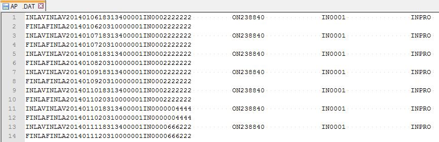 Se nel campo Data inizio importazione si imposta una data diversa rispetto al 1 giorno del mese corrente, la procedura rileva il numero totale delle timbrature presenti nel file ma, effettua i