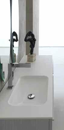 teknorit sp.1.2 cm con lavabo integrato Fall art. W018 - Misure L.