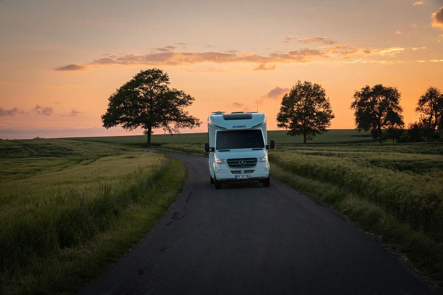 Peso ridotto grazie alla trazione anteriore L HYMER Tramp S definisce gli standard per l