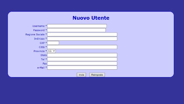 Verrà inviata all indirizzo di posta elettronica indicato un email per