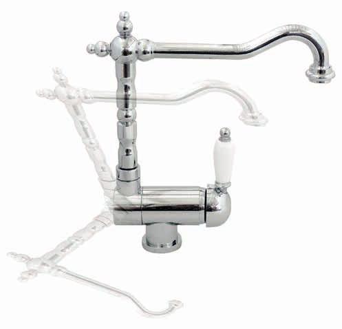 - ANYA Monocomando cucina ribaltabile per sottofinestra Single lever sink mixer tipping