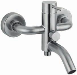 IX 10 Monocomando vasca Single lever bath mixer without/with shower kit Einhebelmischbatterie