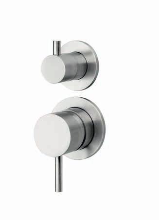 doccia con deviatore a 2 uscite Single lever for built-in shower with diverter with 2