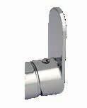 255 TK 26 Monocomando lavabo incasso orizzontale senza scarico Concealed single