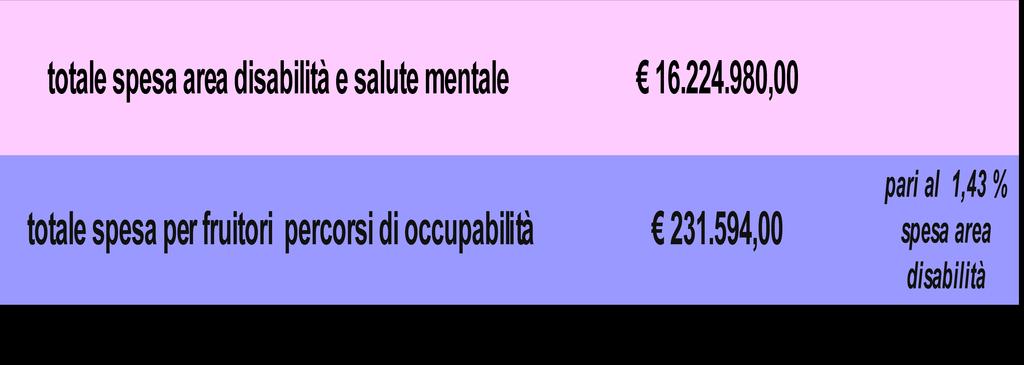 2 Rendicontare alcuni dati di bilancio politiche sociali a Venezia nel 2014 ambito specifico per le persone con