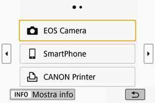 Modifica o eliminazione delle impostazioni di connessione È possibile modificare o eliminare le impostazioni salvate sulla fotocamera.