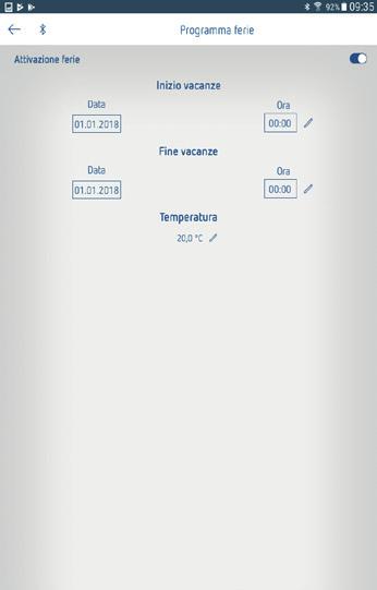 I programmi P1 P3 possono essere impostati, modificati e cancellati. Per ogni programma possono essere impostati al max 24 orari di commutazione, per un totale di 42.