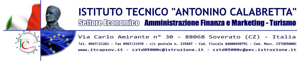 del 12/09/2016 ISTITUTO TECNICO ECONOMICO A. CALABRETTA SOVERATO (CZ) N Prot.: 0004040/C1 Uscita Anno scolastico 2016/2017 Circolare n. 4 Ai docenti ed al Personale ATA ITE A.