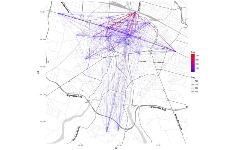 PROGETTO SHIKE - Risultati Individuazione zone più attraversate dalle