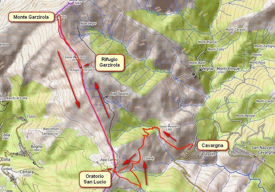 La gita breve, partecipanti 30 soci ha raggiunto per il percorso previsto il Passo ed il Rifugio di San Lucio, rientrando dalla strada agrosilvopastorale di servizio alle baite giudicata più agevole