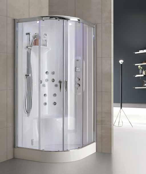 multifunzione Multifunction shower cubicles 80x80