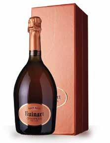Champagne RUINART in cofanetto CH35 Brut 1 btg. 0,75 49,50 CH36 Rosè 1 btg. 0,75 69,90 CH37 Blanc de Blancs 1 btg. 0,75 69,90 CH38 Brut 1 btg.