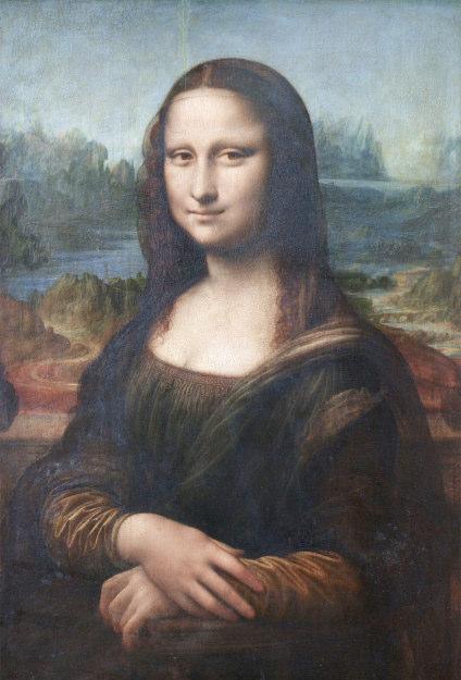 Durante questo tempo dipinse la Monna Lisa (la Gioconda).