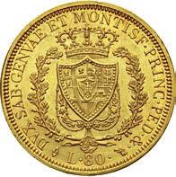 80 Lire 1827 Torino.