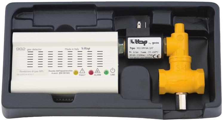 998 kit di sicurezza METANO MISURA PRESSIONE CODICE IMBALLO /" (DN ) 0mbar/8psi 99800M /0 /" (DN 0) 0mbar/8psi 99800M /0 GPL MISURA PRESSIONE CODICE IMBALLO /" (DN ) bar/87psi 99800G /0 /" (DN 0)