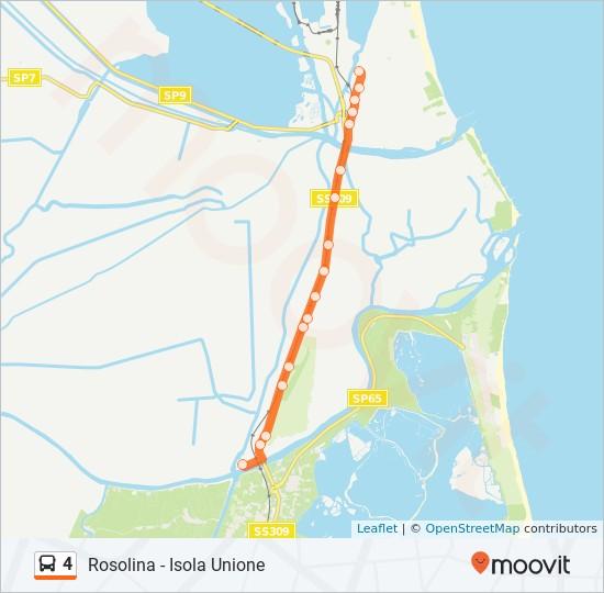 Direzione: Ridotto Madonna 17 fermate Baldin Cavanella Romea Del Bosco Romea Cimitero Romea Pegorina Romea Canal Di Valle Orari di partenza verso Ridotto Madonna: lunedì 00:50 martedì 00:50 mercoledì