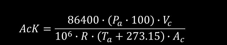 J= SISTEMI STATICI NON STAZIONARI: J= calcolo flusso emissivo Conoscendo le caratteristiche della camera utilizzata nonché i dati di pressione e temperatura è possibile poi ricavare i valori del