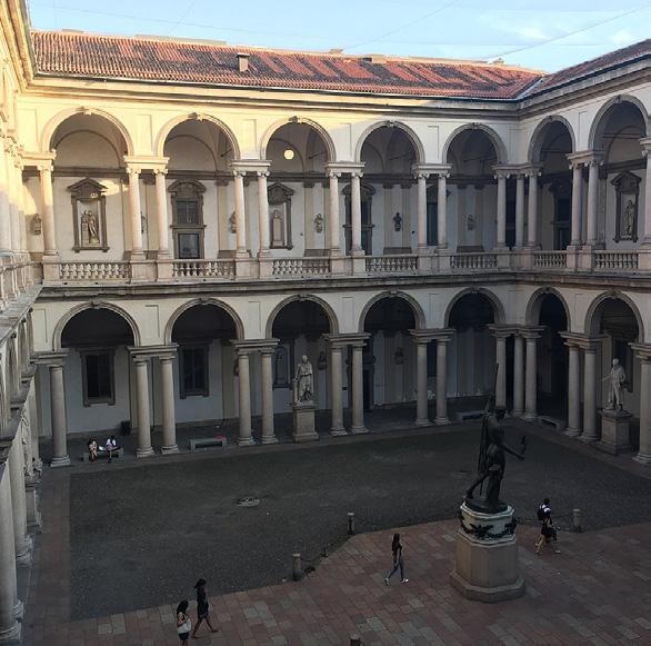 Il luogo in cui dimora il meglio dell arte italiana, creata per volere di Maria Teresa d Austria, in principio collezione di opere per gli allievi dell accademia. Piazza della Scala.