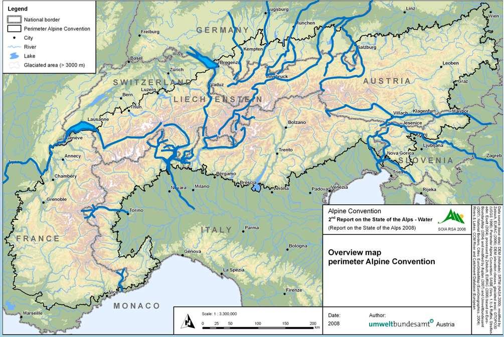 La Convenzione delle Alpi la gestione dell acqua in un contesto montano transfrontaliero Art.