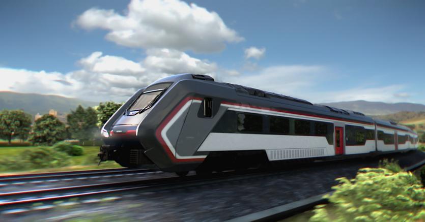 Nuovi Treni diesel Fornitore Hitachi Rail treni a trazione Bimodale (elettrica/diesel) che permette di alternare il tipo di trazione da utilizzare a seconda delle caratteristiche della linea (es: