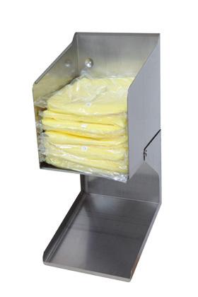 coats - interlocking opening/closing without key - tilted lid - opening with anti-cuts flap APRON