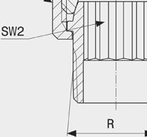 SW3 446 871 ⅜ 46 22 23 8 446 888 ½ 55 27 29 12 446 895 ¾ 62 34 36 17