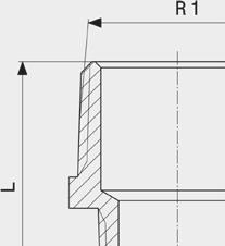 doppia ridotta Modello 3245 articolo R1 R2 L SW 441 364 ¼ ⅛ 24 14 282 127 ⅜ ¼ 28 18 319 526 ½ ¼ 31 22 266 530 ½ ⅜ 32 22