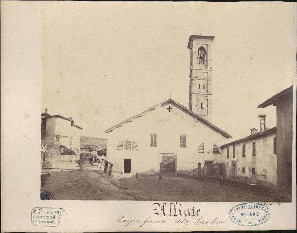 Agliate - Basilica dei SSan Pietro e Paolo - Facciata e campanile Non identificato Link risorsa: http://www.lombardiabeniculturali.