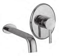 1/2 G attacco inferiore 3/4 G Concealed shower mixer (2 outlets) with: push diverter ABS wall plate 146x216 mm 1/2 G hot/cold