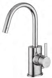 . Miscelatore lavabo senza scarico con: canna orientabile con aeratore M16x1 set 2 flessibili inox 3/8 G Wash basin mixer without pop up waste with: swivelling spout with aerator M16x1 set of 2
