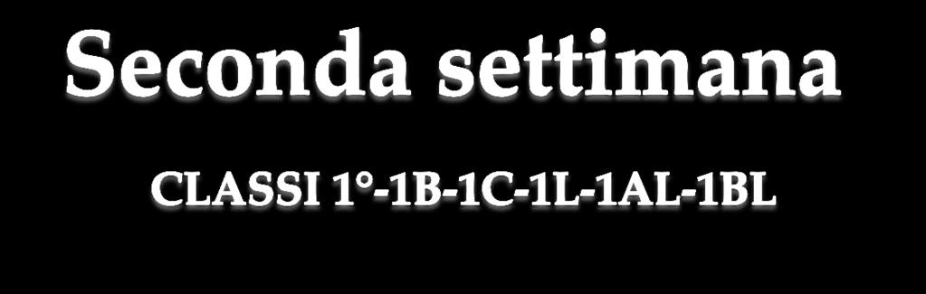 Dal lunedì al venerdì l attività didattica sarà dedicata principalmente ai test d ingresso per verificare le conoscenze di base degli studenti.