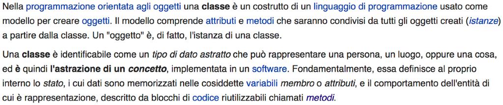 Flashback: Raffiniamo la definizione Riassumendo