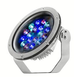 151 THE OUTDOOR LED DIMENSION WATER FEATURES Perfectly fulfilling the latest market requirements, WaterLED is a high quality RGB LED colour changer, specifically engineered for underwater