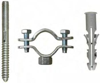 Accessori COLLARI COMPLETI Collari in acciaio zincato x2,5.