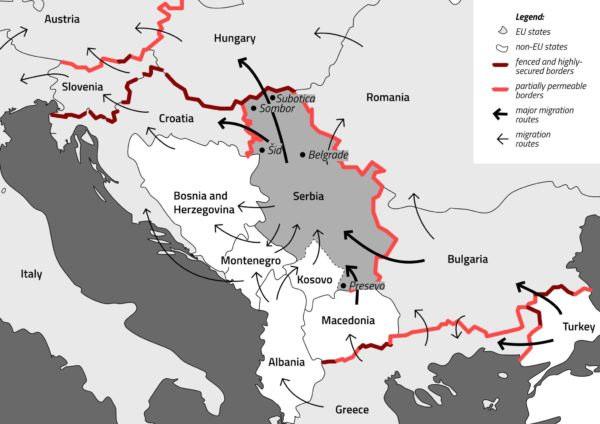La Western Balkan Route Dal 1 Gennaio 2015 al 19 agosto 2018sono arrivate in Grecia 1.095.845di persone. Di queste, sono in totale 62.