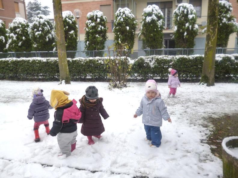 alla scoperta della neve.