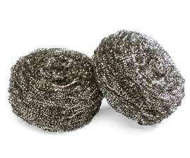 Paglietta: 100% lana acciaio Scrubber: 100% steel wool 10kg - 2x5 POWER INOX Art.