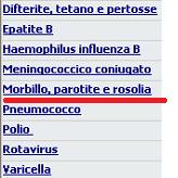 stampare il calendario delle vaccinazioni; Permette di creare il calendario da un gruppo di vaccinazione preimpostato; VARIAZIONE VACCINAZIONE