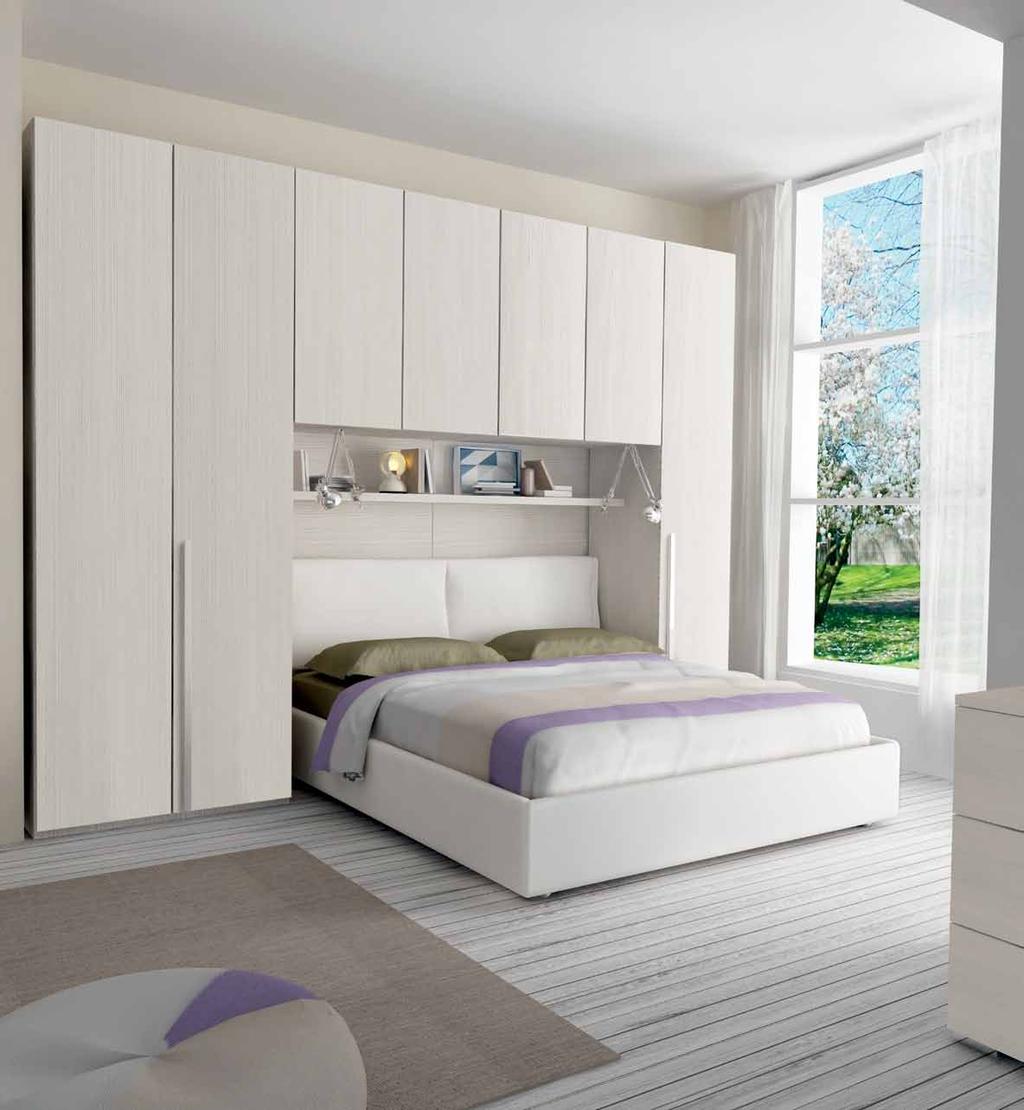 Cassa Structure battente struttura / structure: white larix frontale/frontal door: white