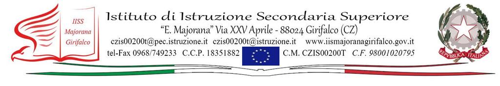 PON-FSE Avviso 3340 del 23/03/2017 - FSE - 10.2.5A-FSEPON-CL-2018-348 Competenze di cittadinanza globale Titolo del Progetto PASSAPORTO GLOBALE Prot. n.