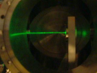Aggancio con laser verde G. Cantatore - C.d.S.