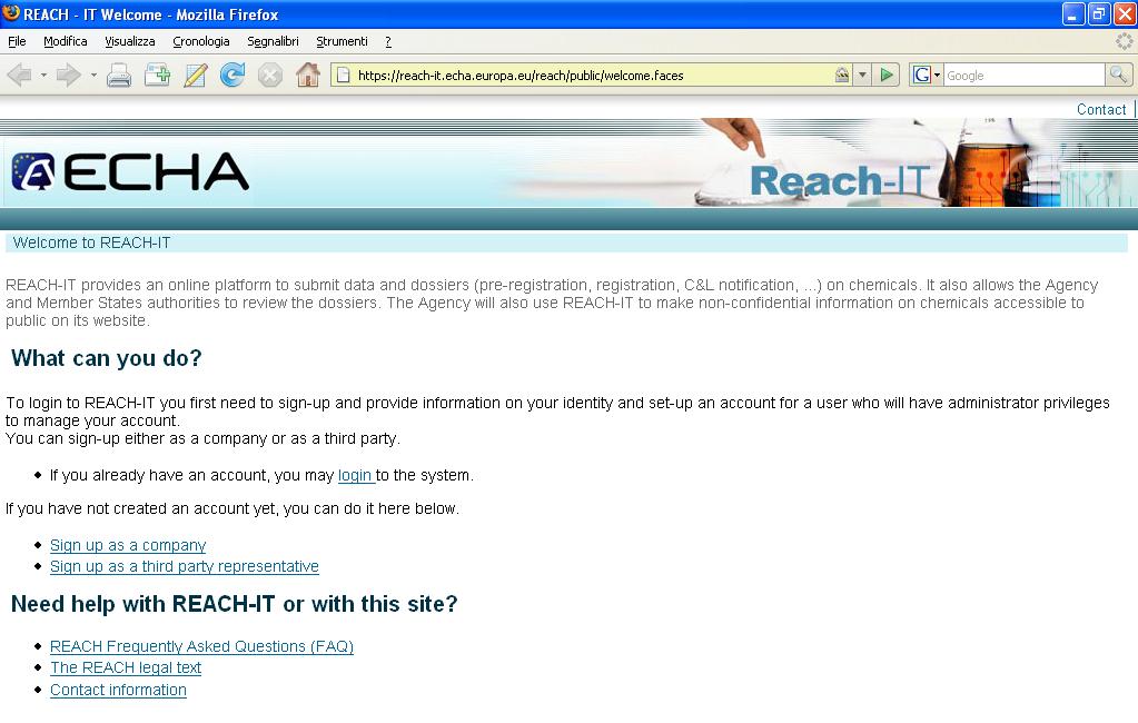 REACH-IT https://reach-it.echa.
