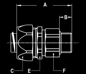 1/4 22,0-30,8 69 13 53 50 43 2 712.740.7 38,4 Raccordo maschio girevole in ottone nichelato M16 x 1,5 5/16 6,8 48 10 26 24 21 10 813.015.