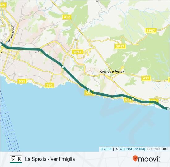 Direzione: 27 fermate La Spezia Centrale 4 Via Paleocapa, La Spezia Riomaggiore 55 Via dell'amore, Riomaggiore Manarola Corniglia Orari di partenza verso : lunedì 07:50-23:10 martedì 07:50-23:10