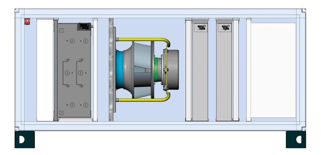 FILTRATION SECTIONS - SEZIONI FILTRANTI A A C B C D Safety microswitch with separate actuator.